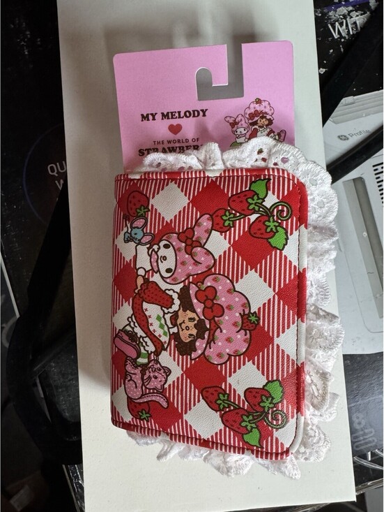 Strawberry Shortcake Handbags - Strawberry Shortcake X My Melody mini wallet NWT